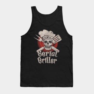 BBQ Serial Griller Picnic Graphic Tank Top